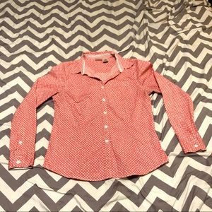 Polka-Dotted Button Down